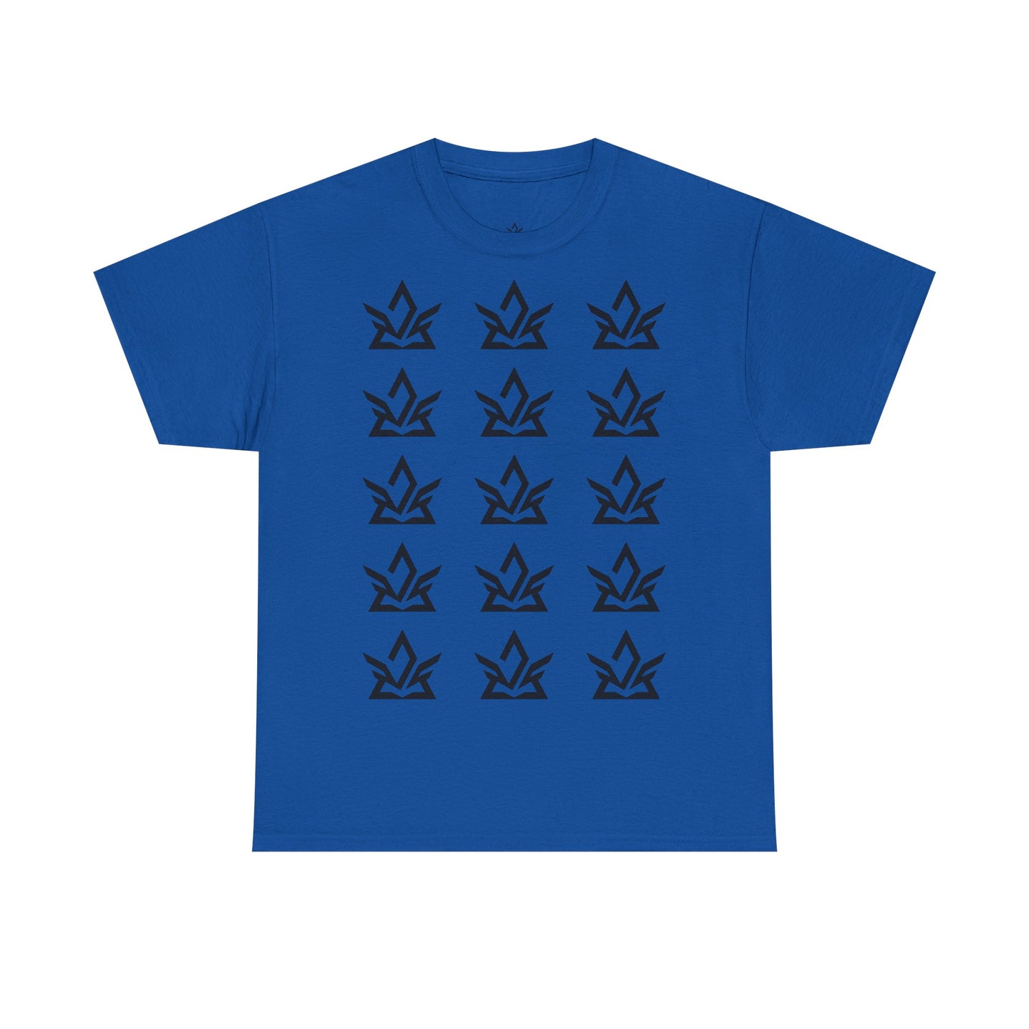 Unisex Heavy Cotton Tee with Minimalist Fire Design