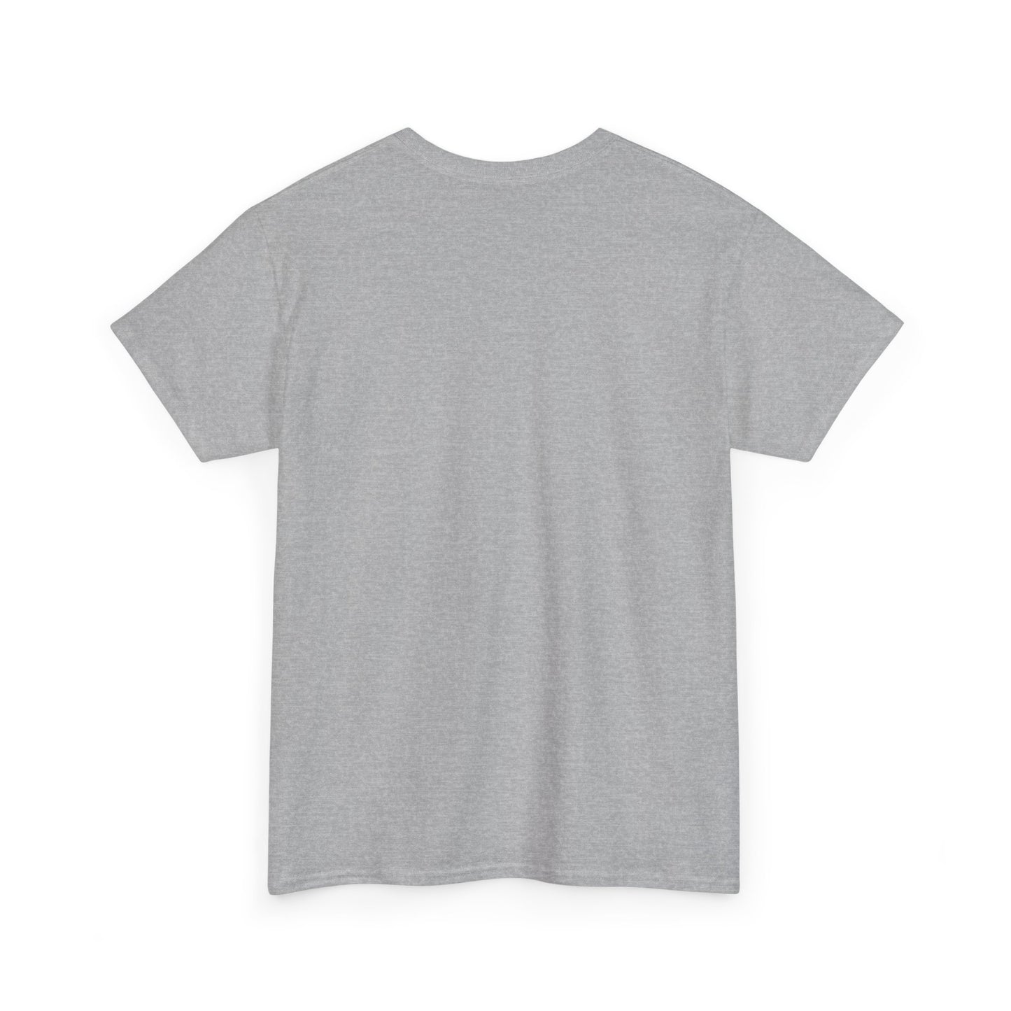 Unisex Heavy Cotton Tee with Minimalist Fire Design