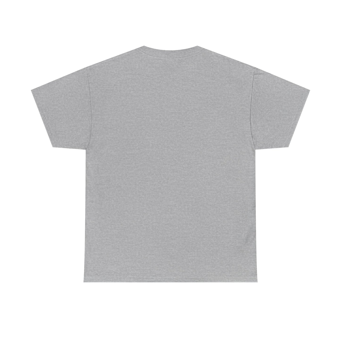 Unisex Heavy Cotton Tee with Minimalist Fire Design