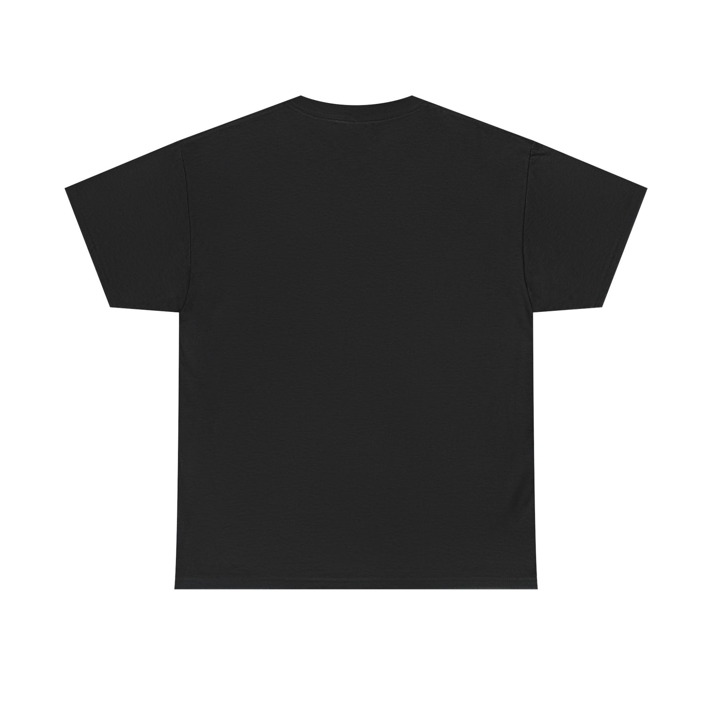 Unisex Heavy Cotton Tee with Minimalist Fire Design