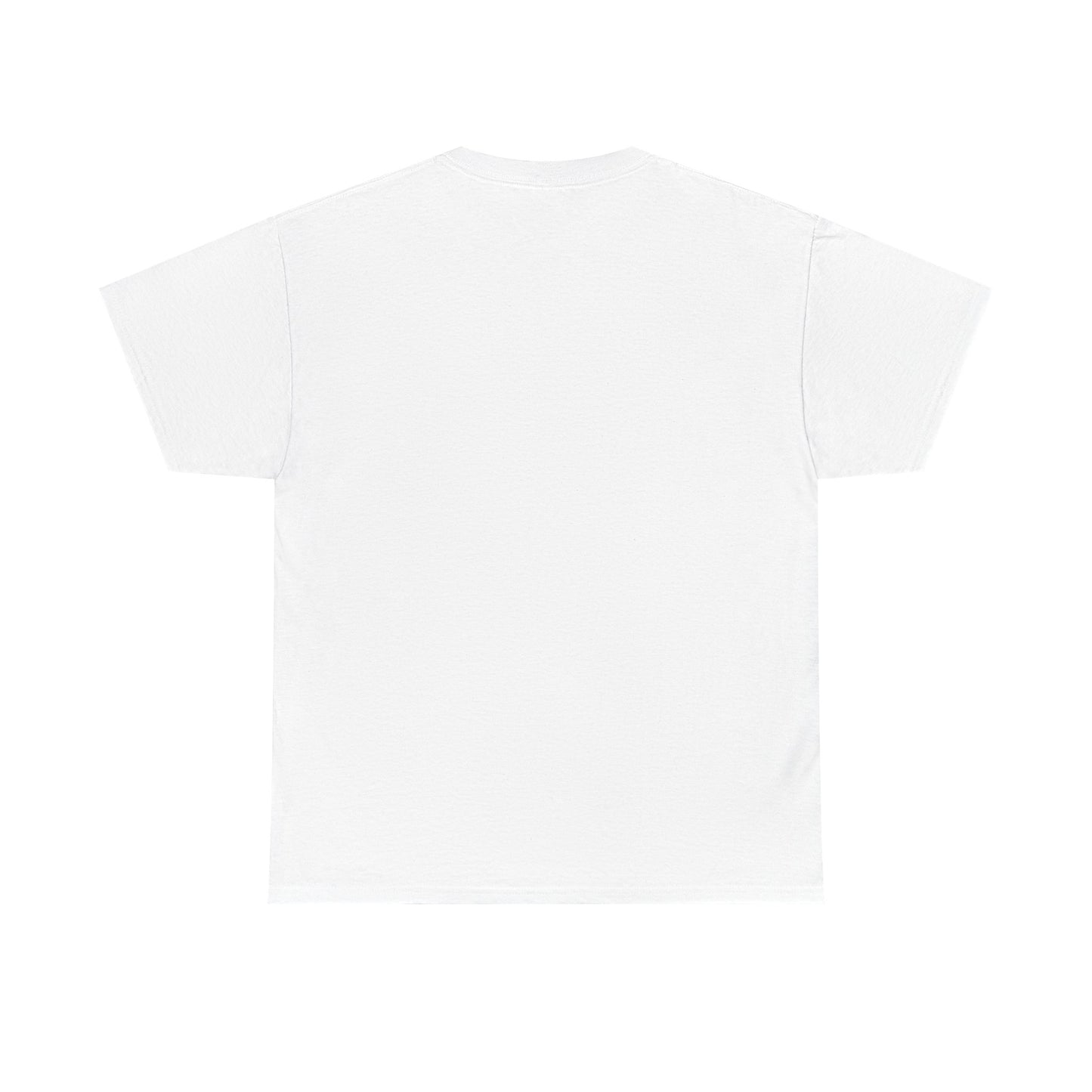 Unisex Heavy Cotton Tee with Minimalist Fire Design