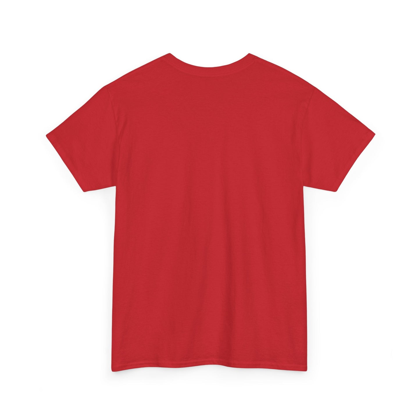 Unisex Heavy Cotton Tee with Minimalist Fire Design