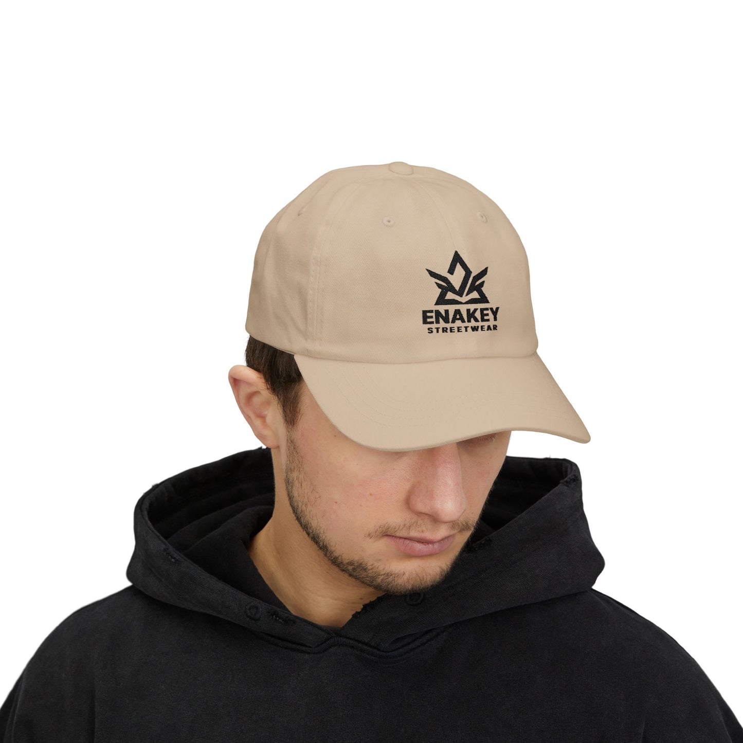 Classic Dad Cap - ENAKEY Streetwear Adjustable Hat for Casual Style
