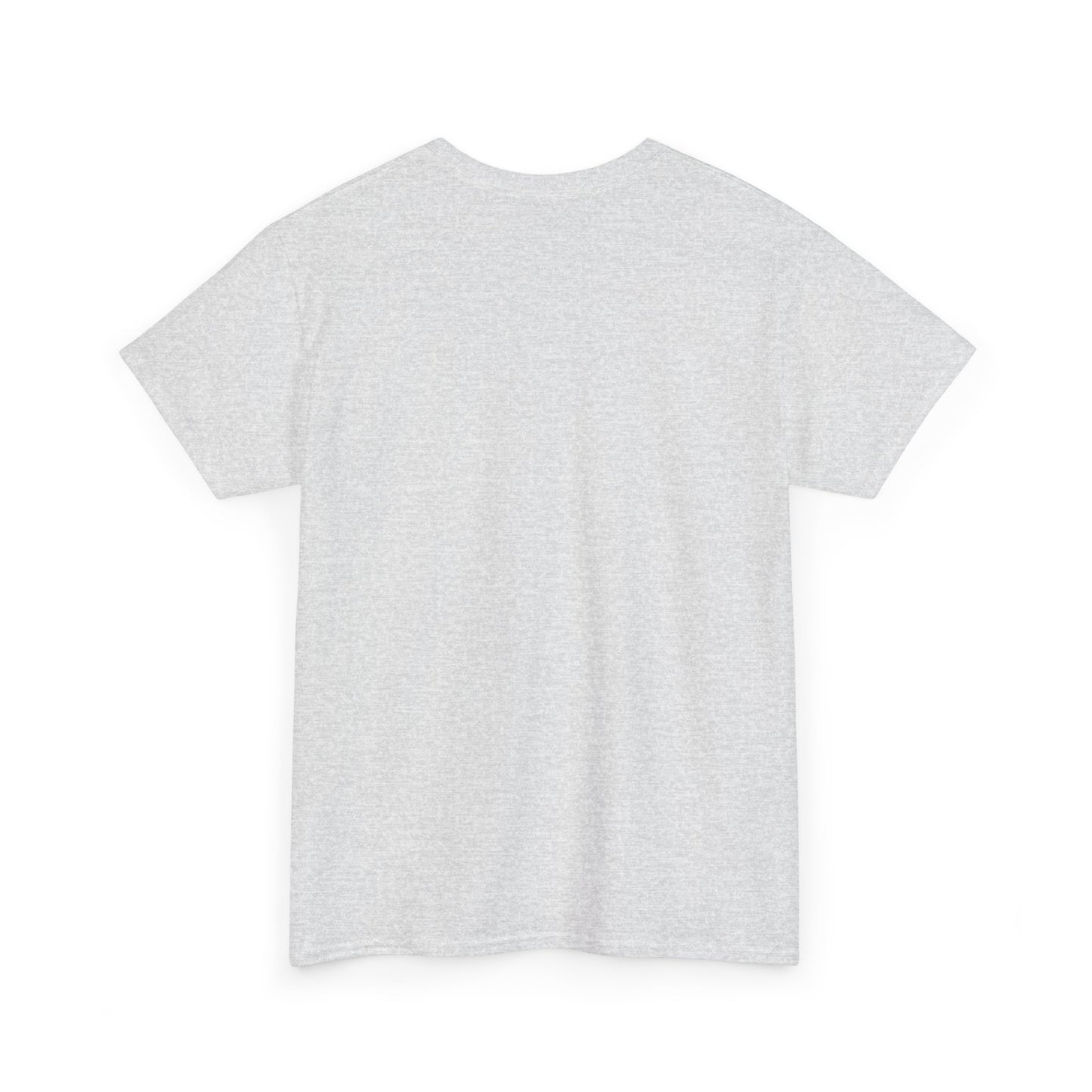 Unisex Heavy Cotton Tee with Minimalist Fire Design