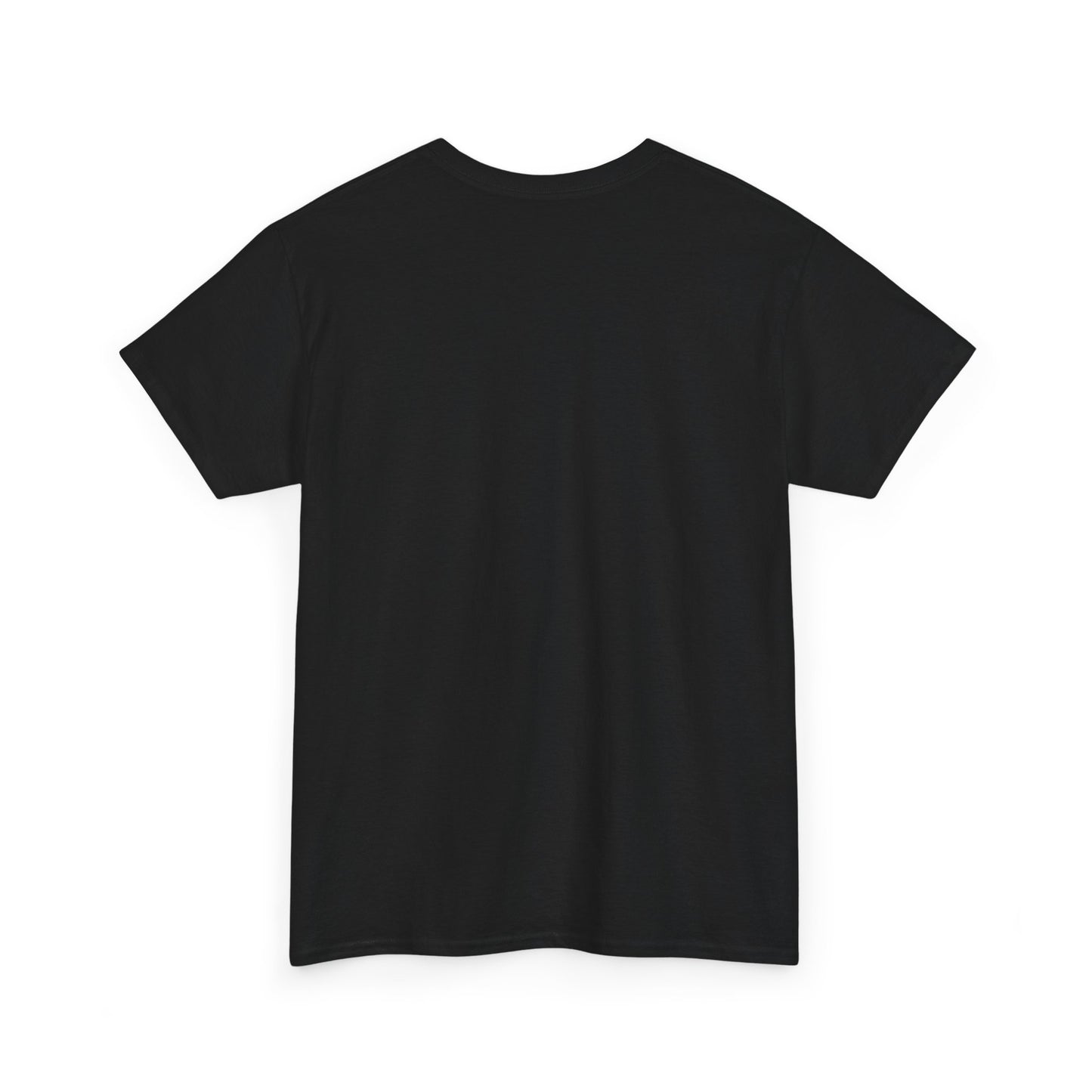 Unisex Heavy Cotton Tee with Minimalist Fire Design