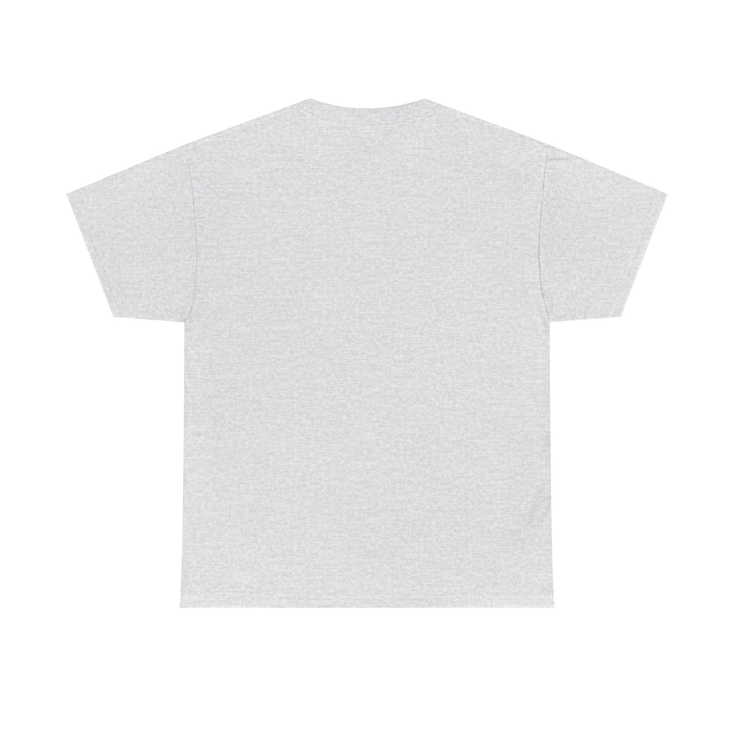 Unisex Heavy Cotton Tee with Minimalist Fire Design