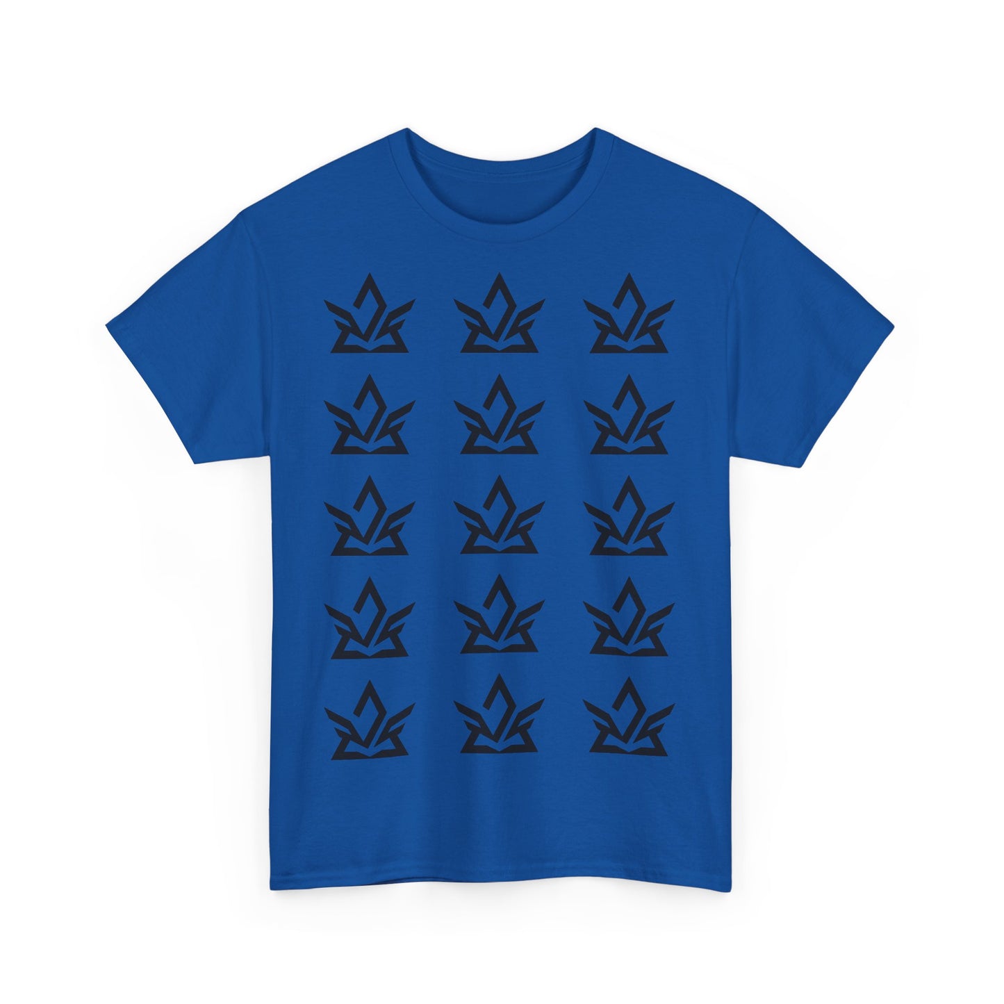 Unisex Heavy Cotton Tee with Minimalist Fire Design