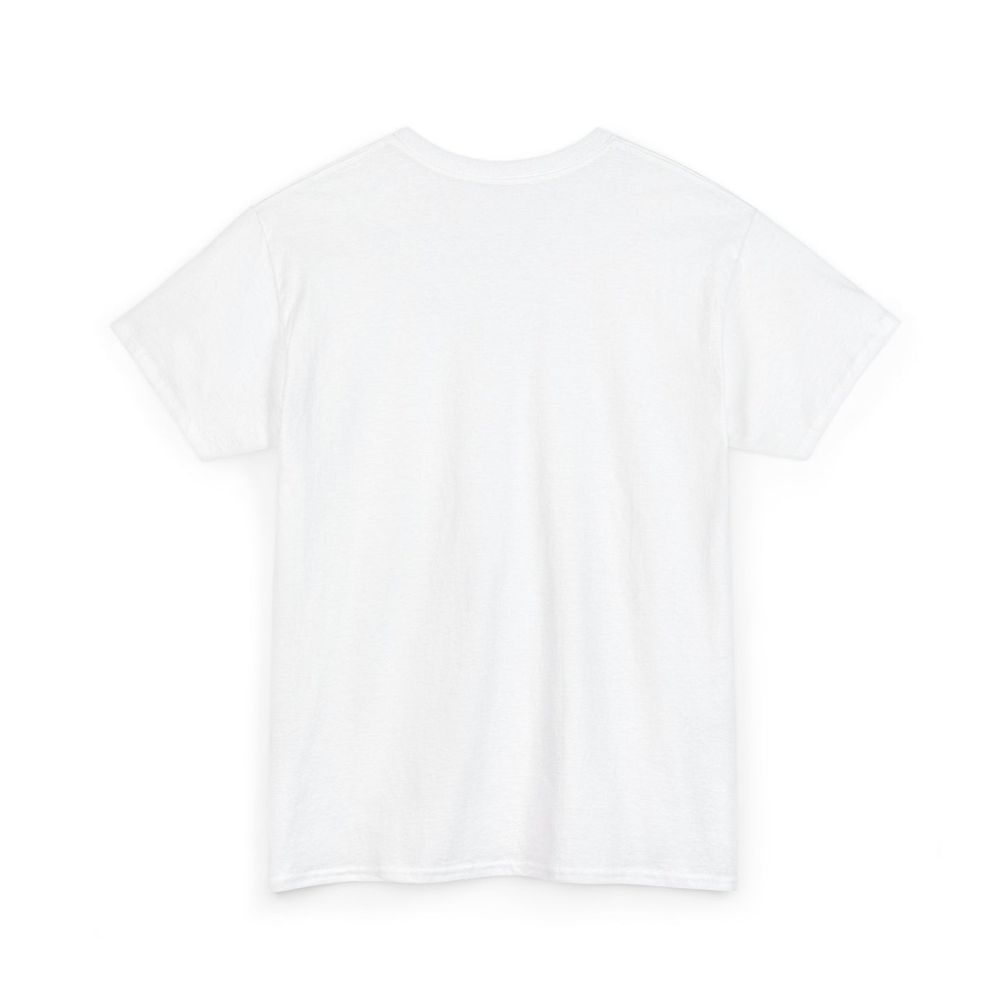 Unisex Heavy Cotton Tee with Minimalist Fire Design