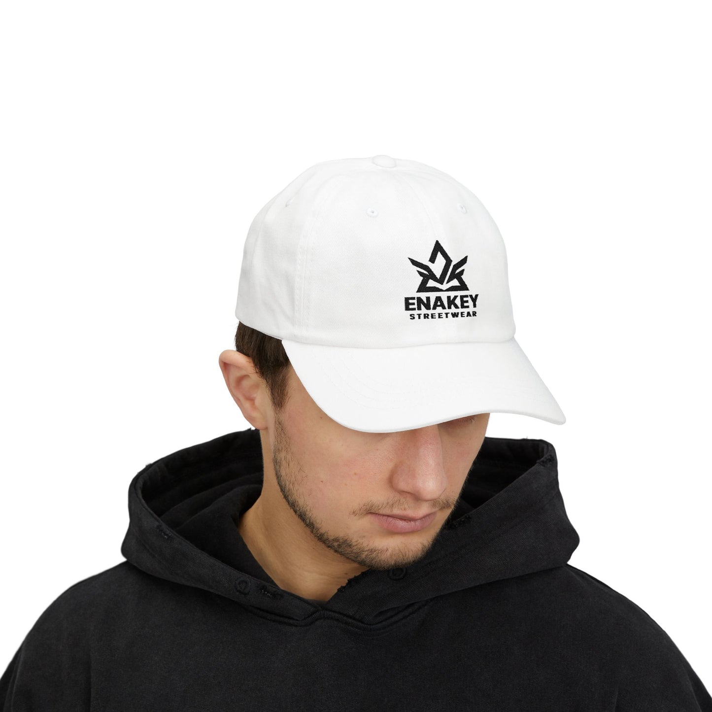 Classic Dad Cap - ENAKEY Streetwear Adjustable Hat for Casual Style