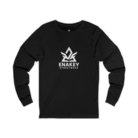 Unisex Jersey Long Sleeve Tee - ENAKEY Streetwear Logo Shirt