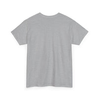 Unisex Heavy Cotton Tee with Minimalist Fire Design