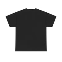 Unisex Heavy Cotton Tee with Minimalist Fire Design