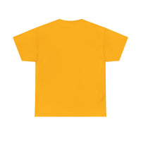 Unisex Heavy Cotton Tee with Minimalist Fire Design