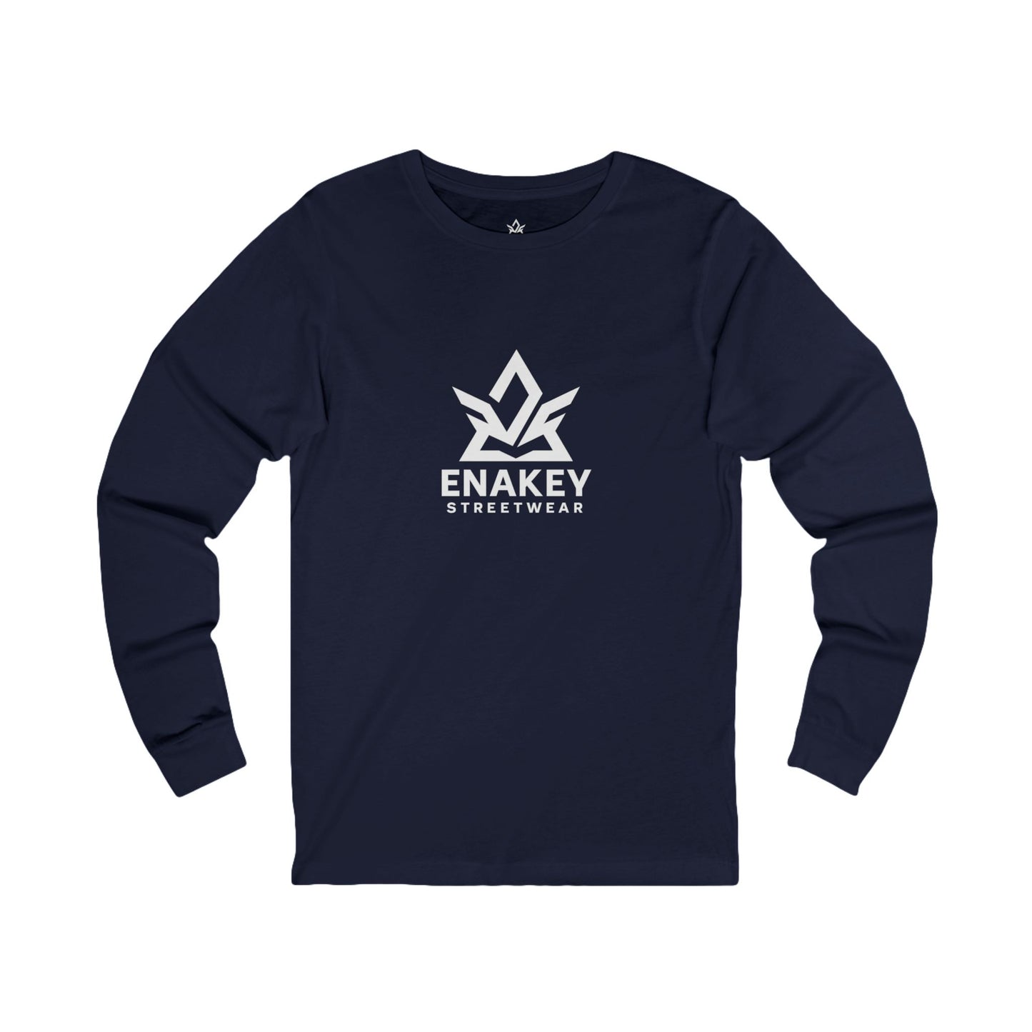 Unisex Jersey Long Sleeve Tee - ENAKEY Streetwear Logo Shirt