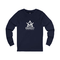 Unisex Jersey Long Sleeve Tee - ENAKEY Streetwear Logo Shirt