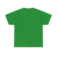 Unisex Heavy Cotton Tee with Minimalist Fire Design