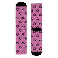 Copy of Stylish Sublimation Crew Socks with Trendy Black Pattern