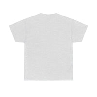 Unisex Heavy Cotton Tee with Minimalist Fire Design