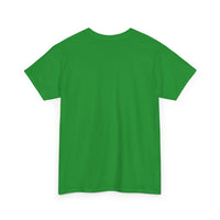 Unisex Heavy Cotton Tee with Minimalist Fire Design